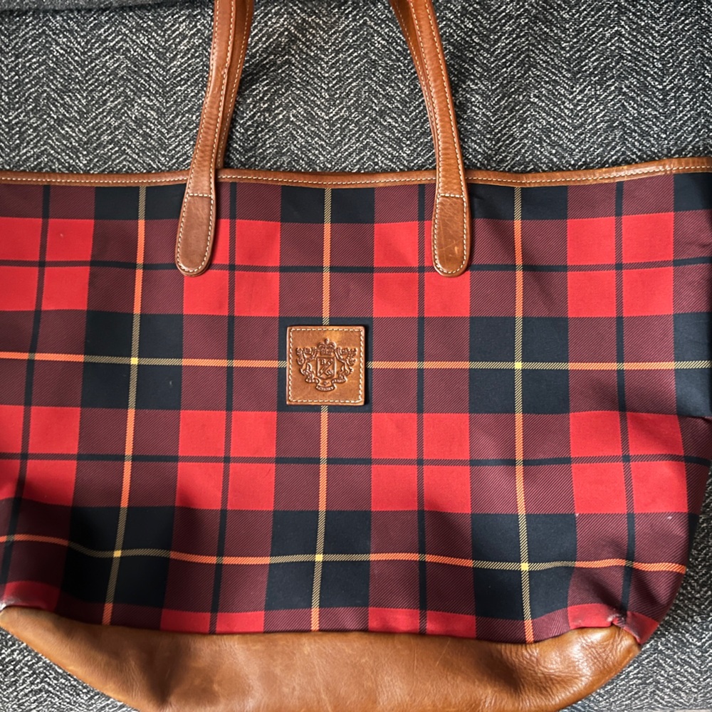 Barrington Gifts St Anne Leather Trim Tote Bag